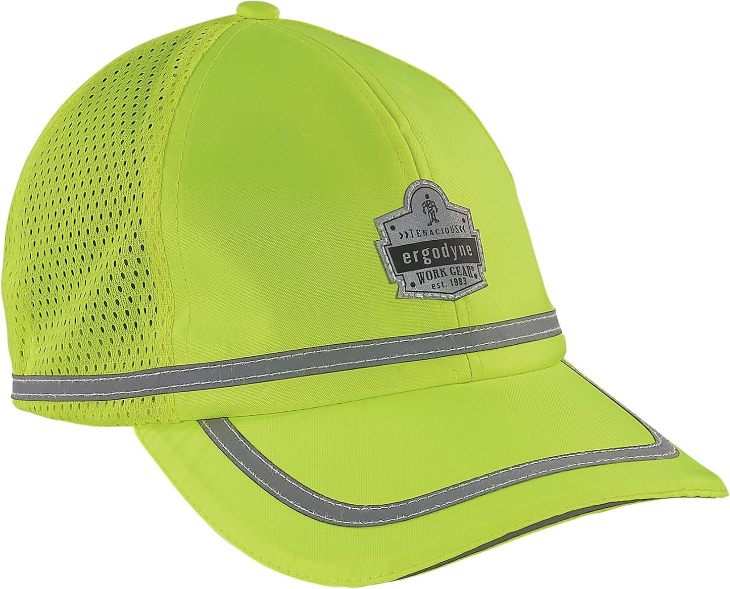 Ergodyne High Vis Lime Cap | Stay Safe Stylishly