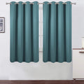 LEMO Sea Teal Blackout Curtains for Bedroom - 66 x 63 Inch Set