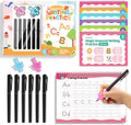 Large Magic Grooved Writing Practice Books for Kids - Reusable Set