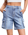 IVIR Bermuda Cargo Shorts for Women Knee Length (Style 3JL5)