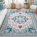 Vintage Washable 5x7 Area Rugs for Living Room and Bedroom