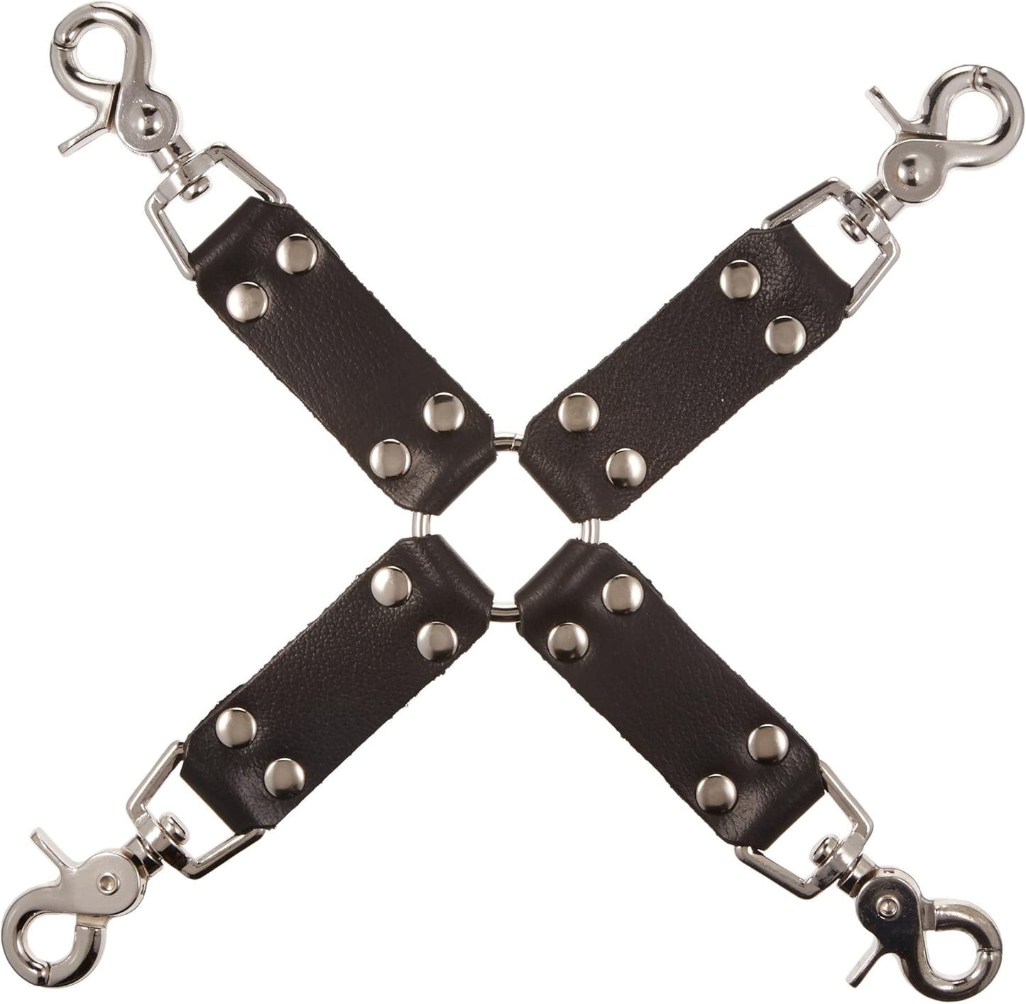 Bondage Basics Leather Hogtie for Ultimate Restraint Play