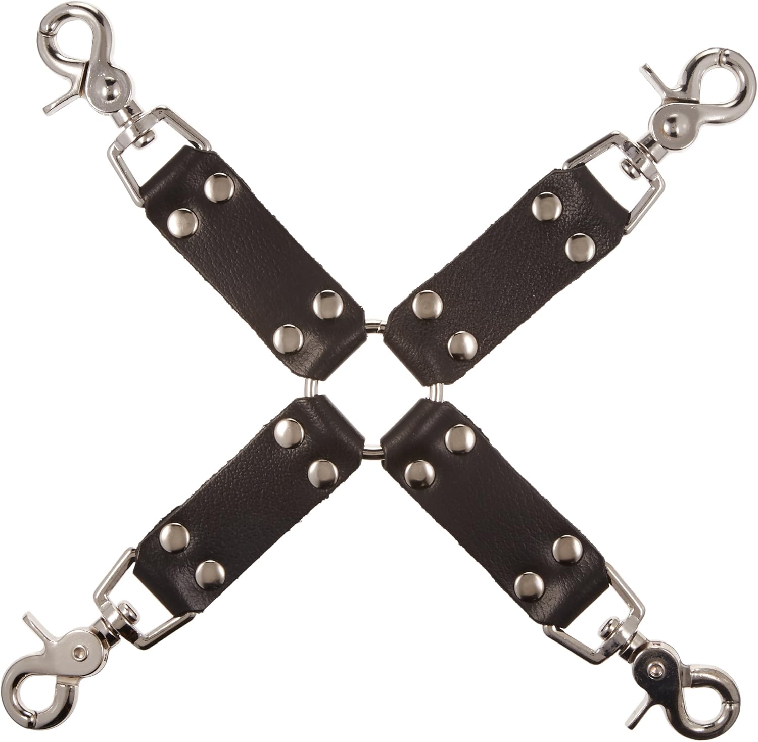 Bondage Basics Leather Hogtie for Ultimate Restraint Play