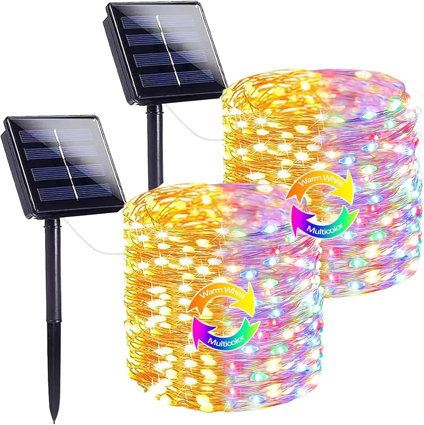 SANJICHA Solar String Lights 144FT 400LED for Outdoor Decor