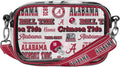 FOCO NCAA College Team Logo Stripe Clear Crossbody Bag - Clear Stadium