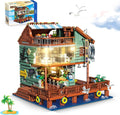 Harbour Restaurant House Mini Bricks Building Kit - 2096 Piece