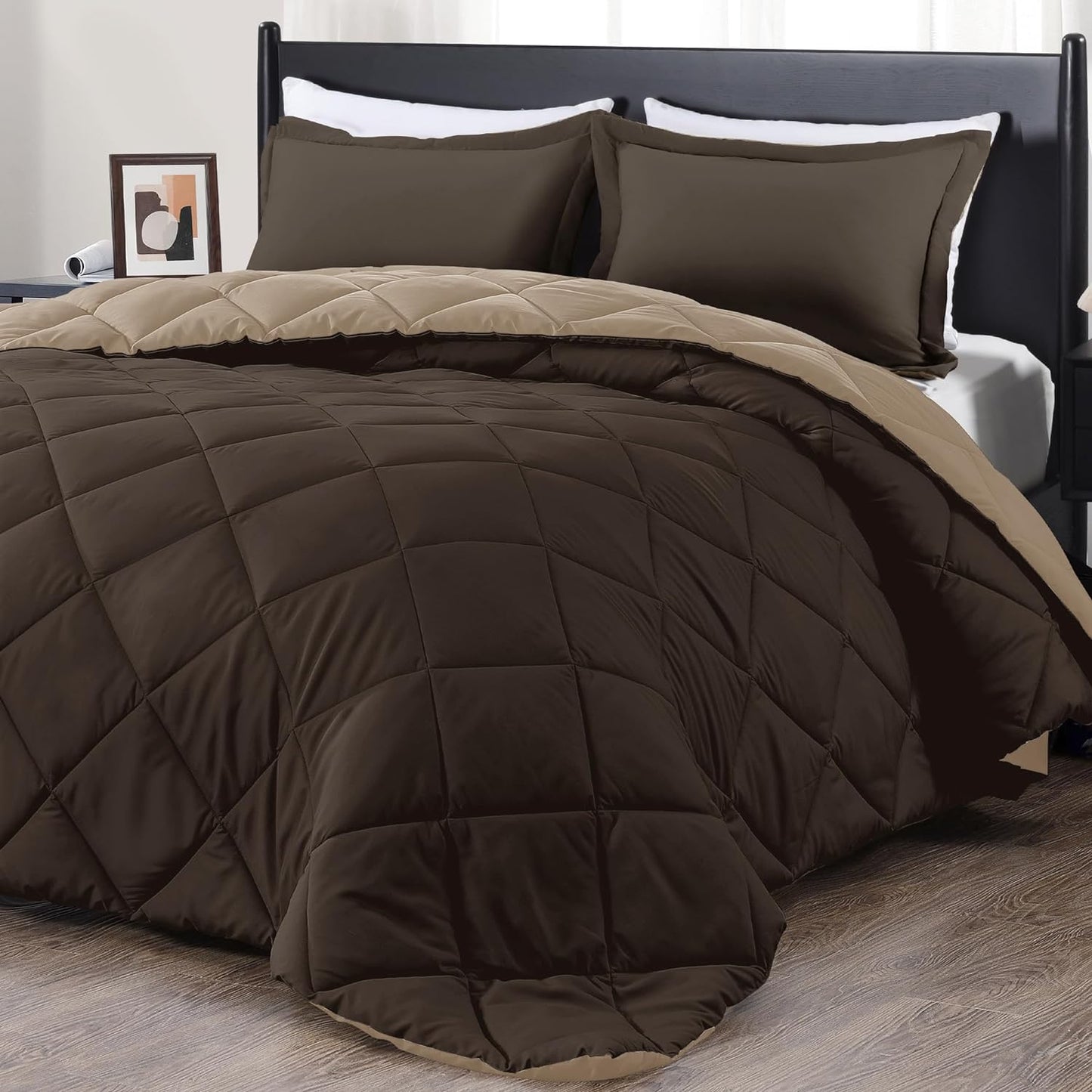 Downluxe California King Comforter Set - Cozy Bedding for All Seasons