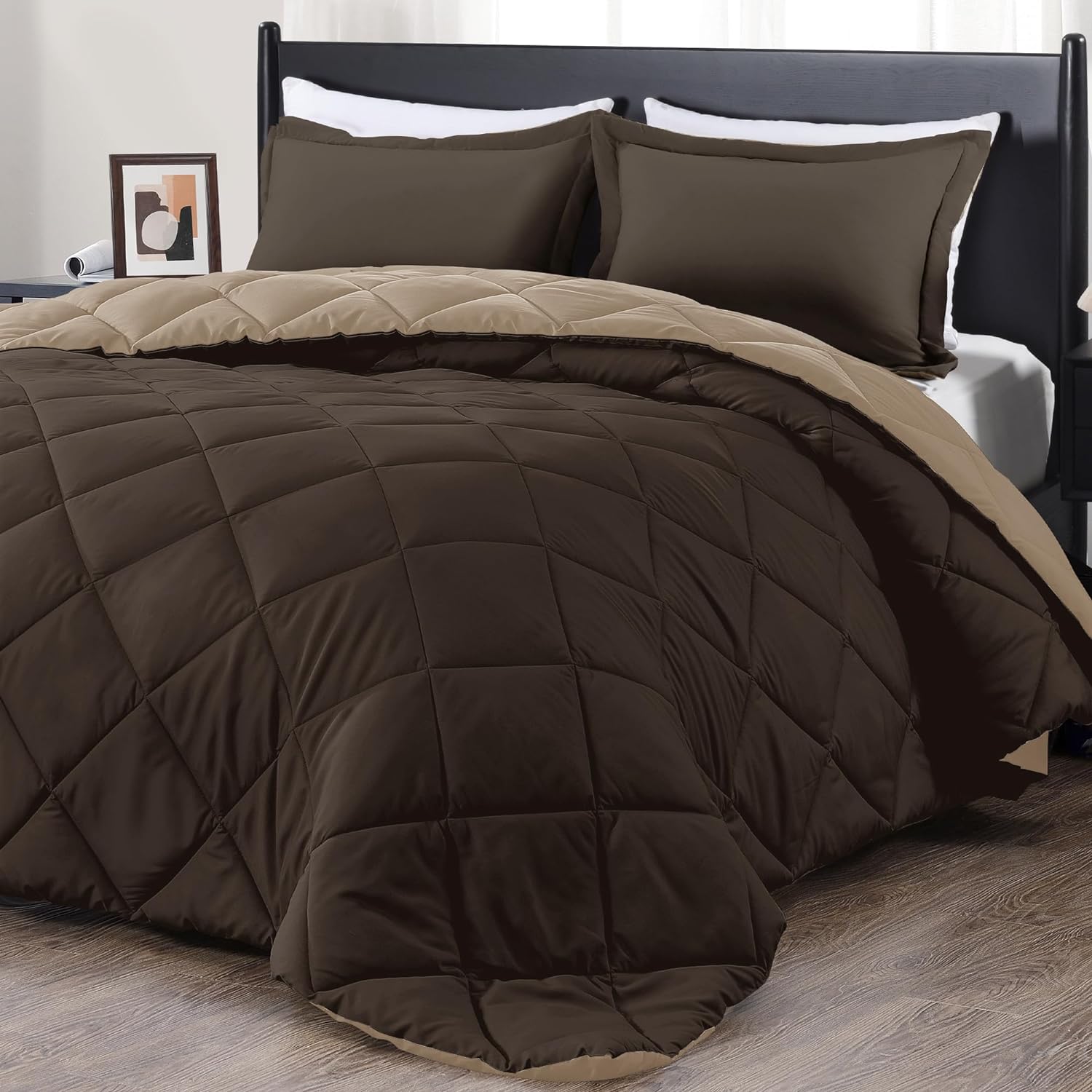 Downluxe California King Comforter Set - Cozy Bedding for All Seasons