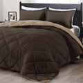 downluxe Full Size Comforter Set - Soft Reversible 3-Piece Comforter