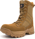Maelstrom Men's Tactical Work Boots with Side Zipper - Durable SMALL