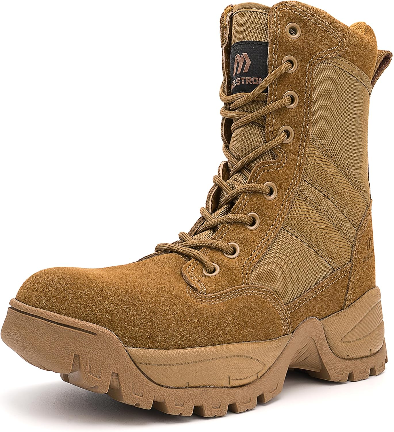 Maelstrom Men's Tactical Work Boots with Side Zipper Comfort
