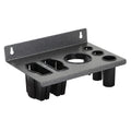 Wall Mount Hair Iron & Blow Dryer Holder - Compact Salon Rack