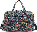 Vera Bradley Women's Cotton Weekender Travel Bag - Lightweight 29L