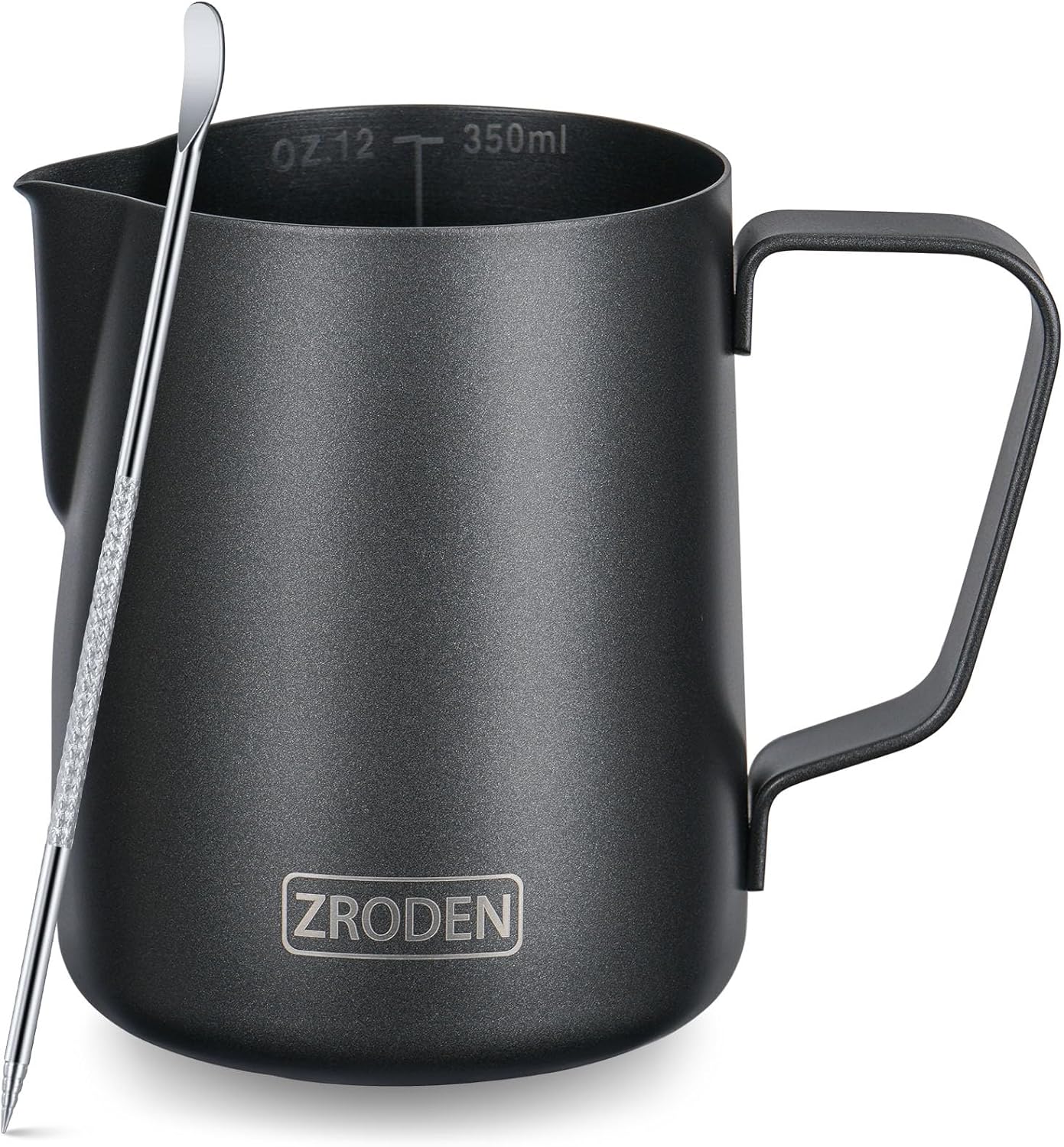 Zroden 12oz Milk Frothing Pitcher Set - Barista's Favorite!