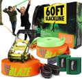 Trailblaze Slackline Kit 60ft - Backyard Slackline for Kids and Adults