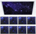 Fluorescent Light Covers 8 Pack 4x2 ft - Magnetic Starry Sky