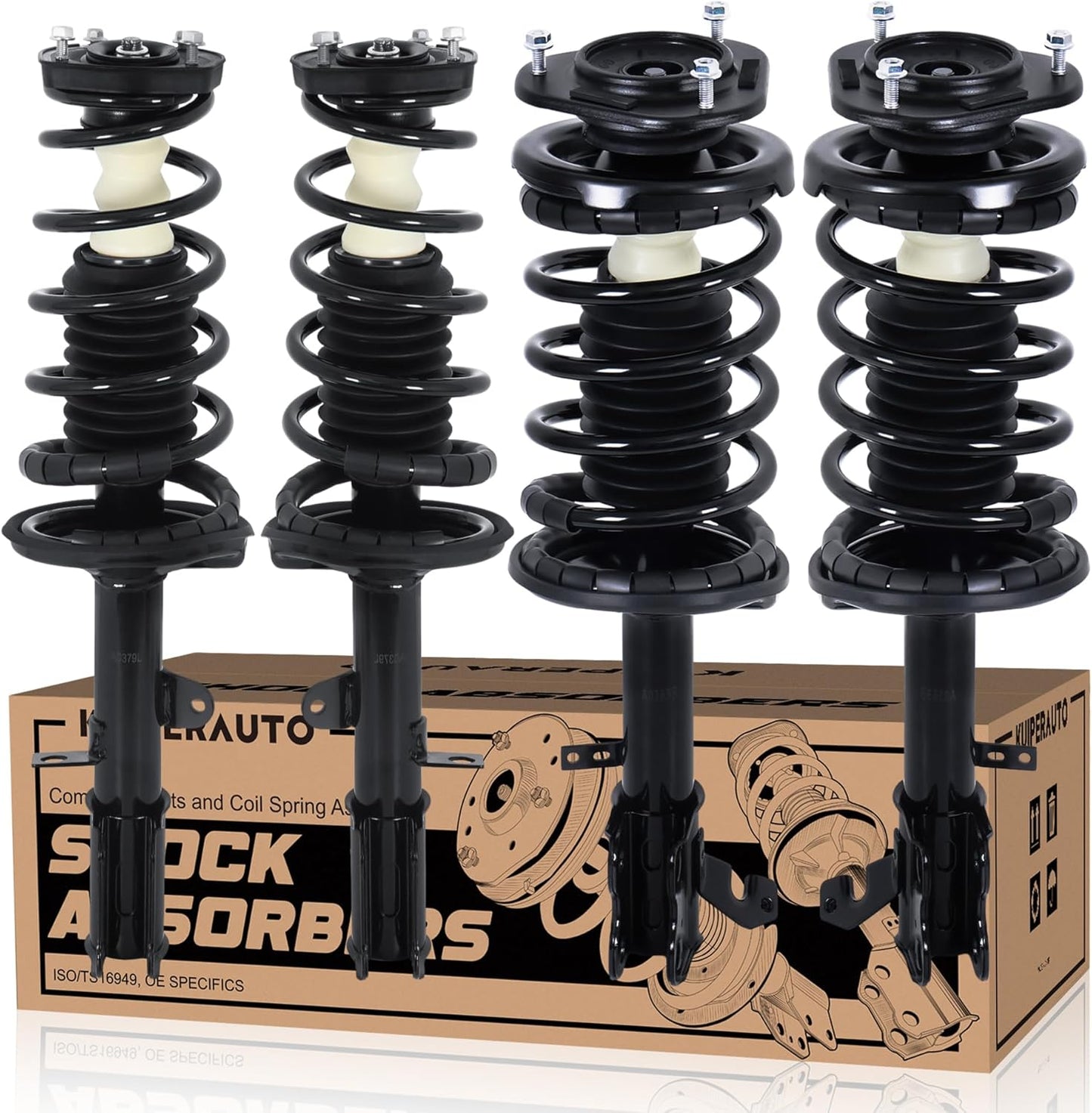 Complete Front Rear Struts Assembly for 1998-2002 Chevy Prizm