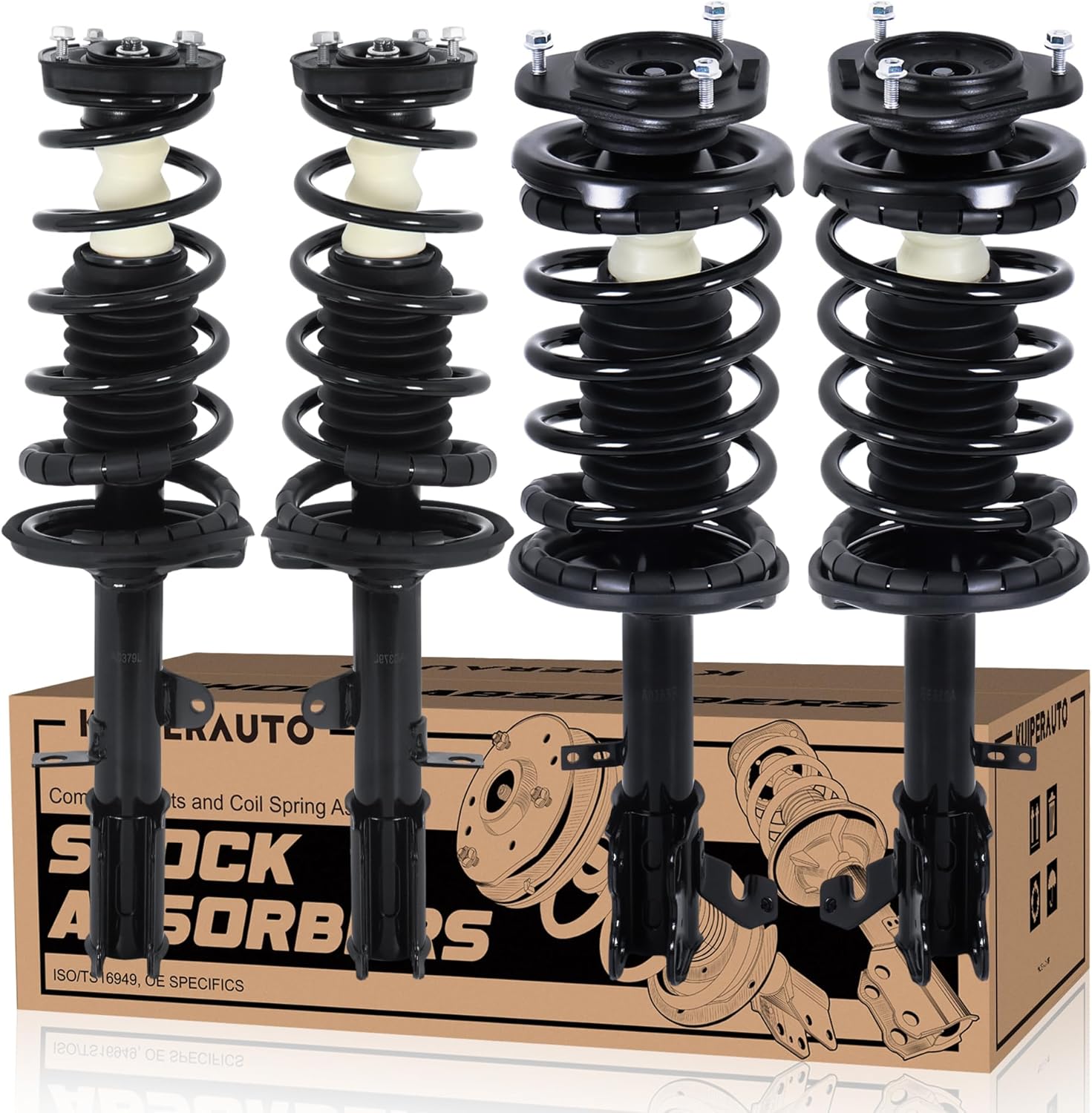 Complete Front Rear Struts Assembly for 1998-2002 Chevy Prizm