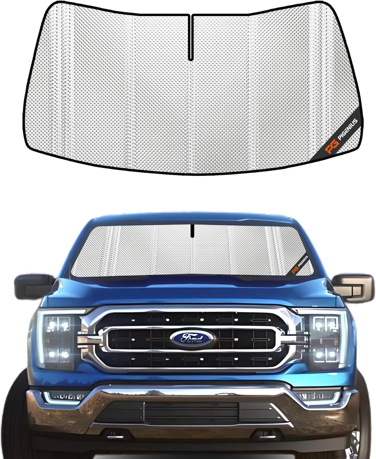 Windshield Sun Shade for Ford F150 2015-2020 - Full Coverage