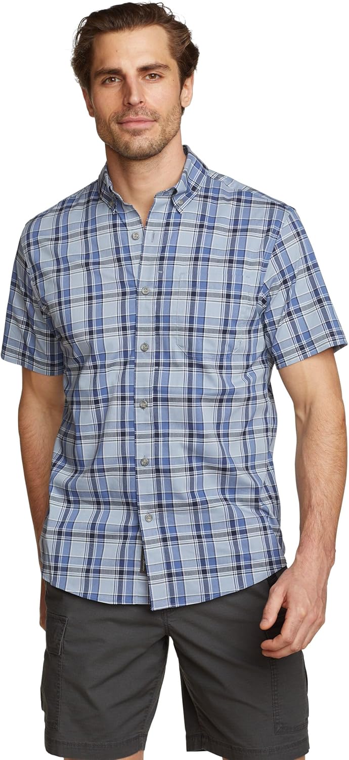 Eddie Bauer Men's Voyager Flex Short-Sleeve Shirt Review