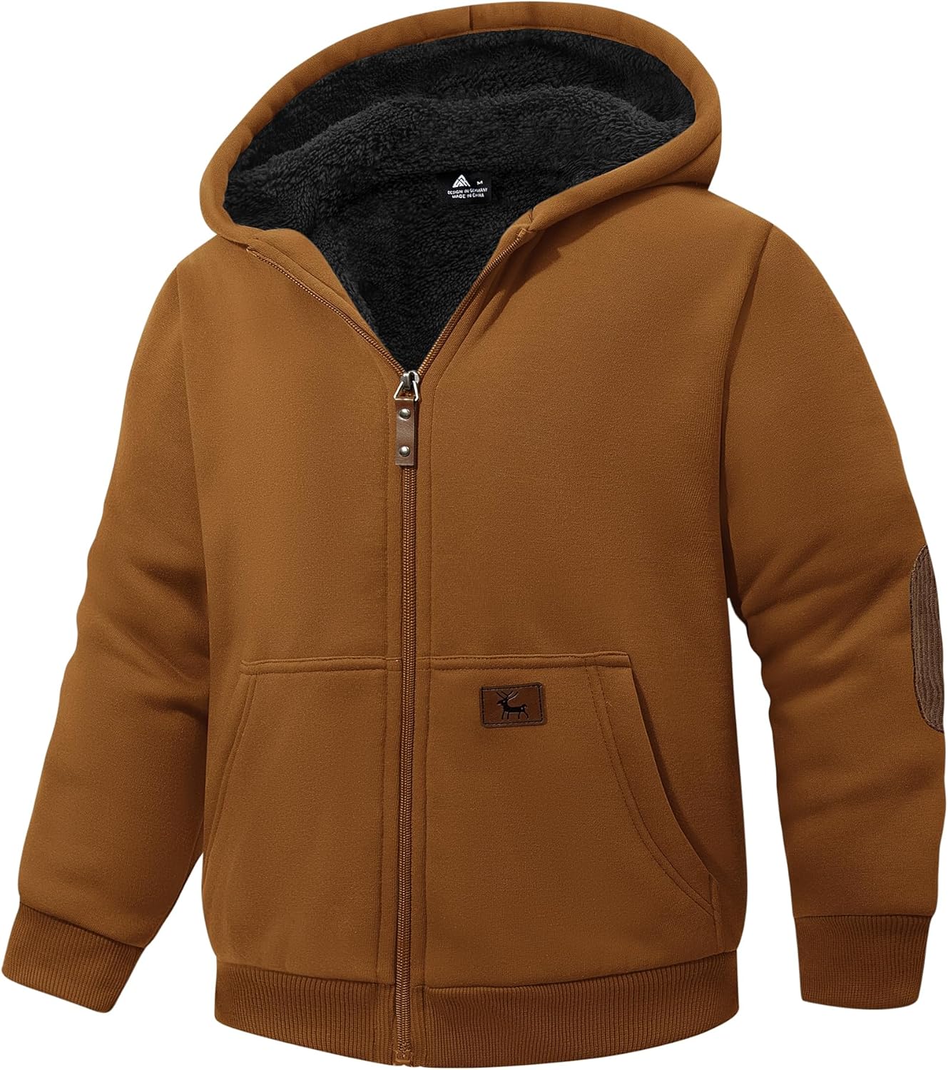 Boys Zip Up Hoodie Fleece Jacket for Kids 6-15 Years