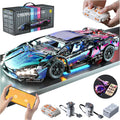 Sport Car Building Block Sets for Adults 1:14 Scale RC Race Car - LED