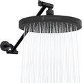 Round Rain Shower Head with Extension Arm - High Pressure, Height