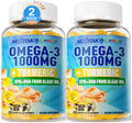 Vegan Omega-3 Gummies 1000mg + Turmeric - Mobility & Brain Support