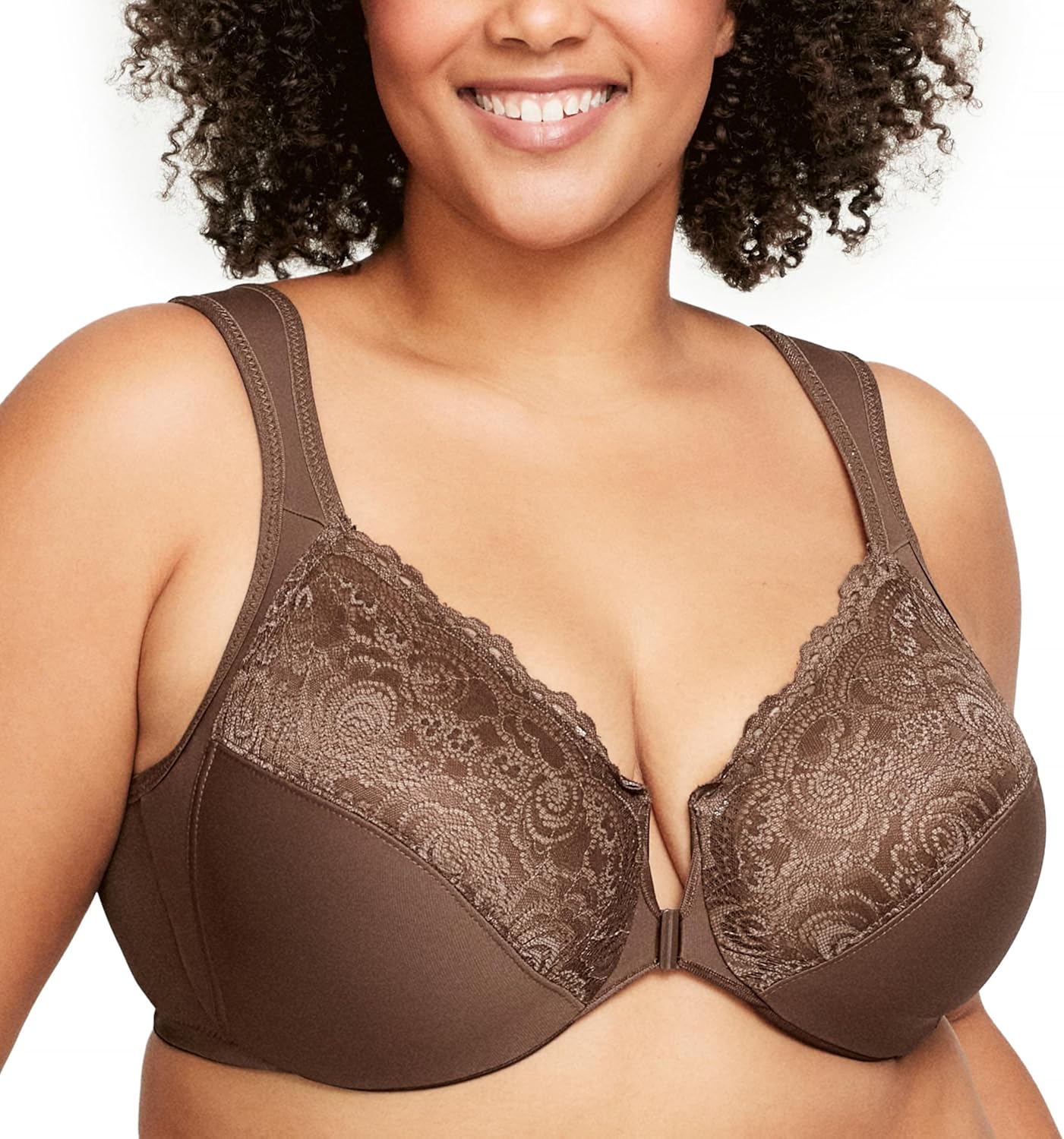 Glamorise Women's Plus Size Wonderwire Front-Closure Bra Review