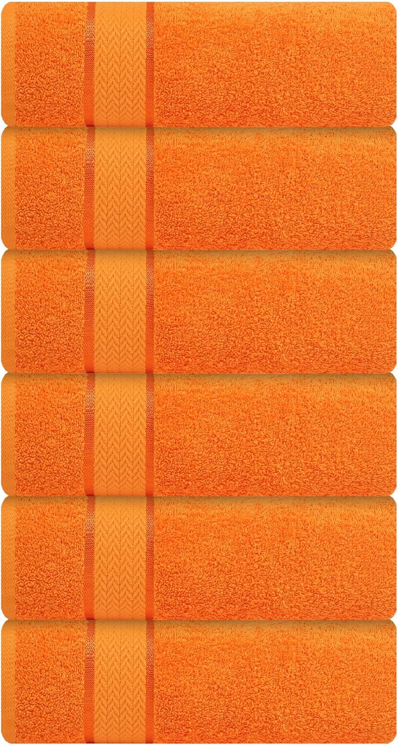 Luxury Bath Towels Set of 6 - Ultra Soft & Highly Absorbent