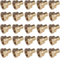SharkBite 3/4 Inch Crimp Female Adapter Pack of 25 - Lead-Free Brass