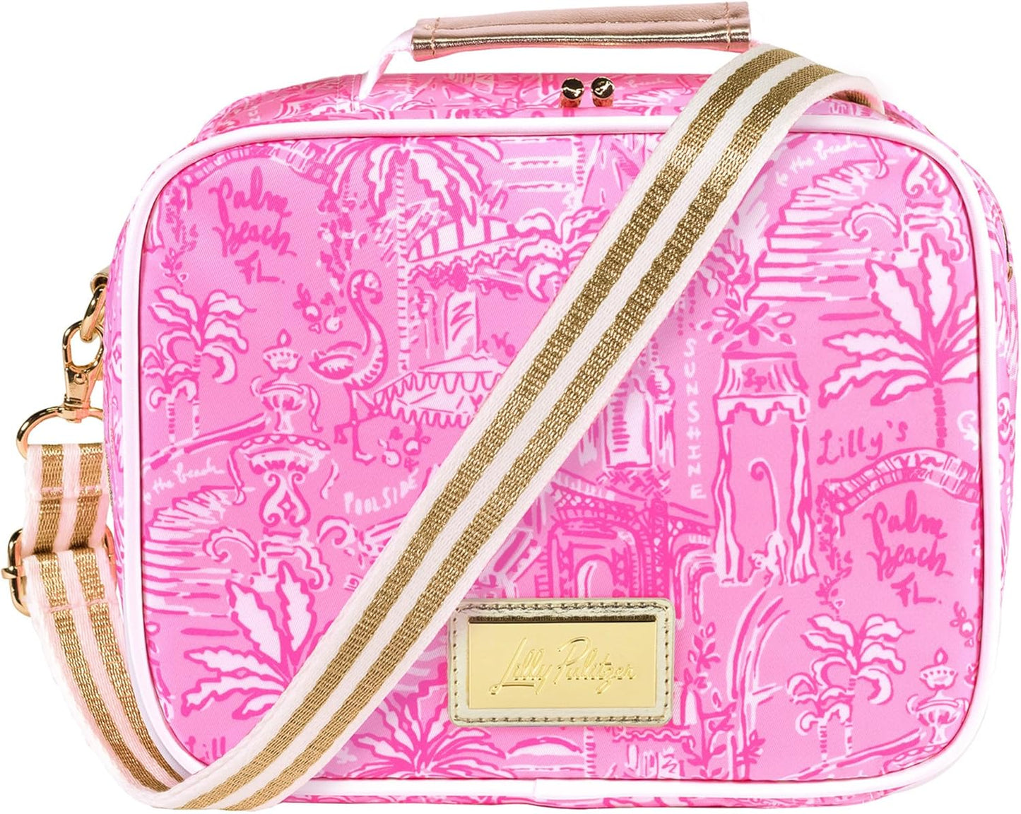 Lilly Pulitzer Insulated Lunch Box for Women - Cute Cooler Bag