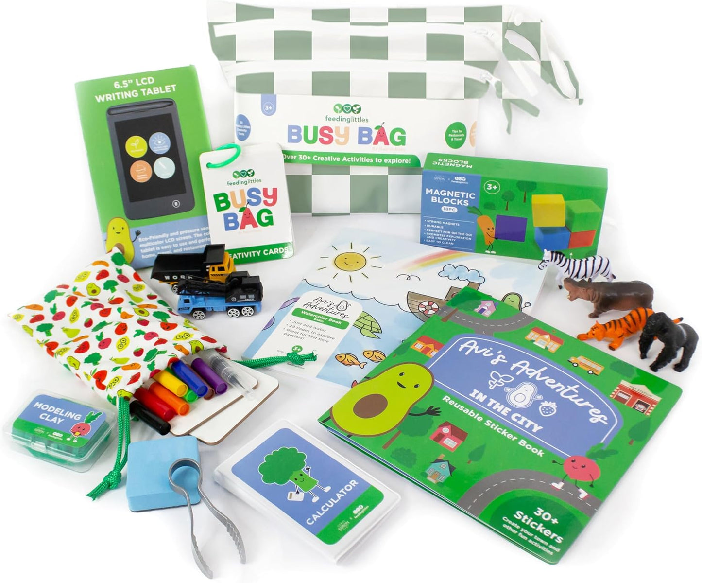BapronBaby Feeding Littles Busy Bag for Toddler Fun & Learning