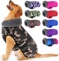 Dogcheer Warm Dog Coat Dusty Pink Camo - Waterproof Winter Jacket