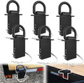 Stake Pocket D Rings 6pcs 18000lbs Heavy Duty D-Ring Tie Downs