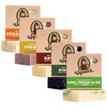 Natural Bar Soap for Men 5-Pack - Cold Process, No Harsh Chemicals