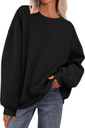 Oversized Sweatshirt for Women Crewneck Long Sleeve - Cozy Fleece Fit