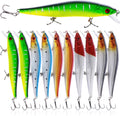 Sougayilang Large Hard Minnow VIB Lure for Bass Trout Walleye