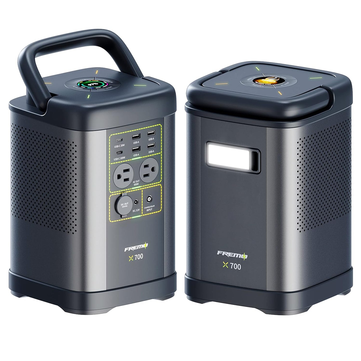 FREMO X700 Portable Solar Generator: Power Anywhere!
