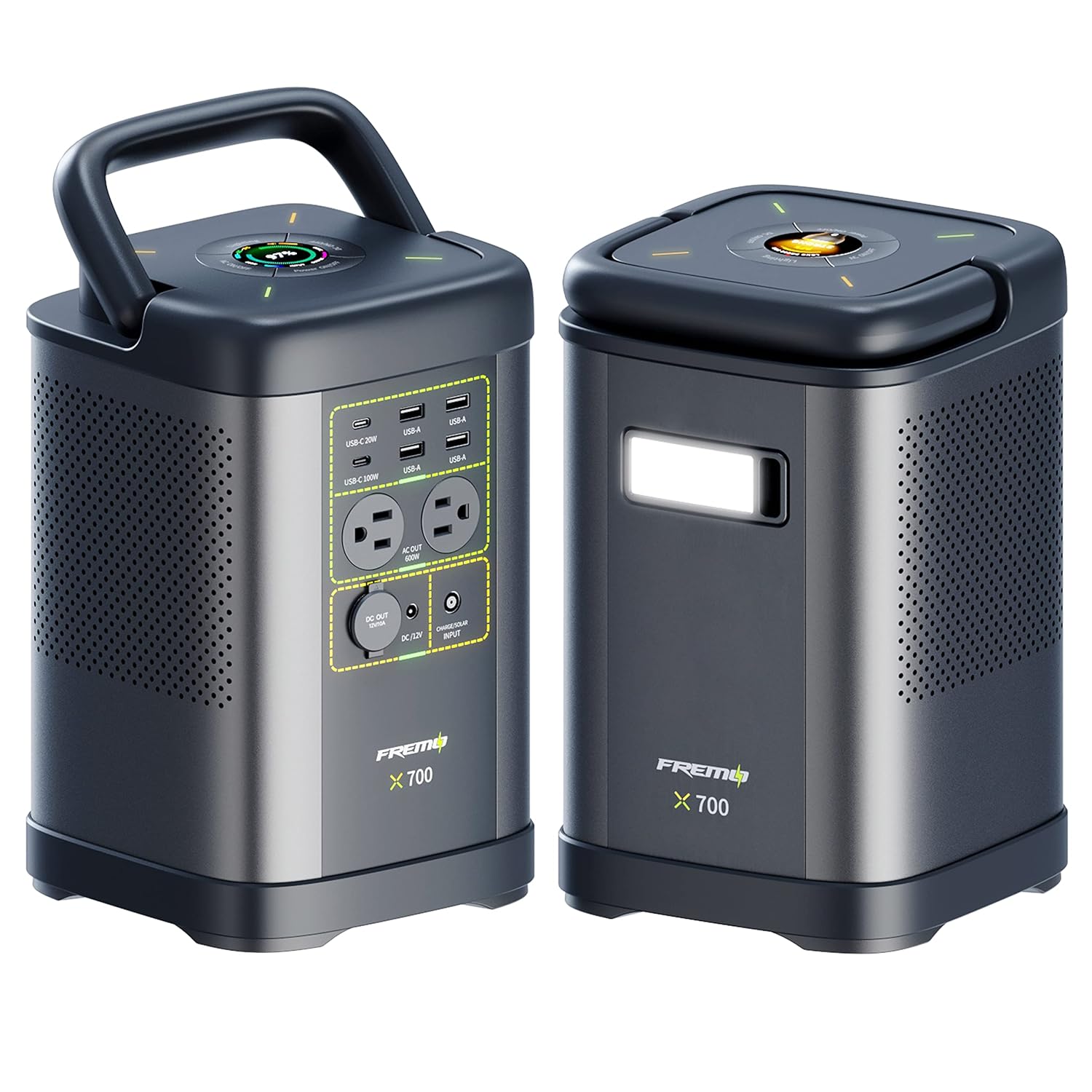 FREMO X700 Portable Solar Generator: Power Anywhere!