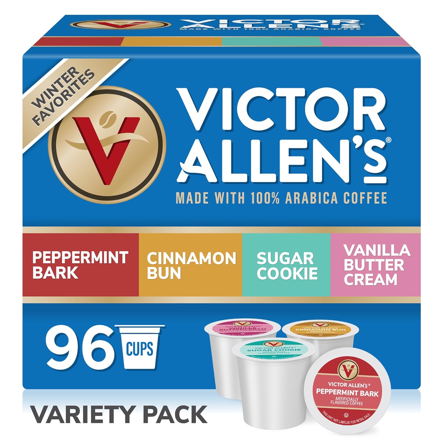 Victor Allen's Coffee Winter Wonderland Variety Pack for K-Cup
