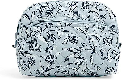 Women's Cotton Medium Cosmetic Makeup Organizer Bag for Travel