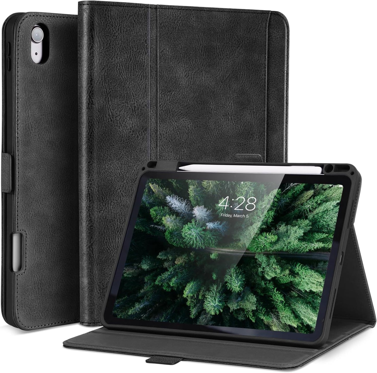iPad Air 11 Inch Case with Pencil Holder and Multi-Angle Stand