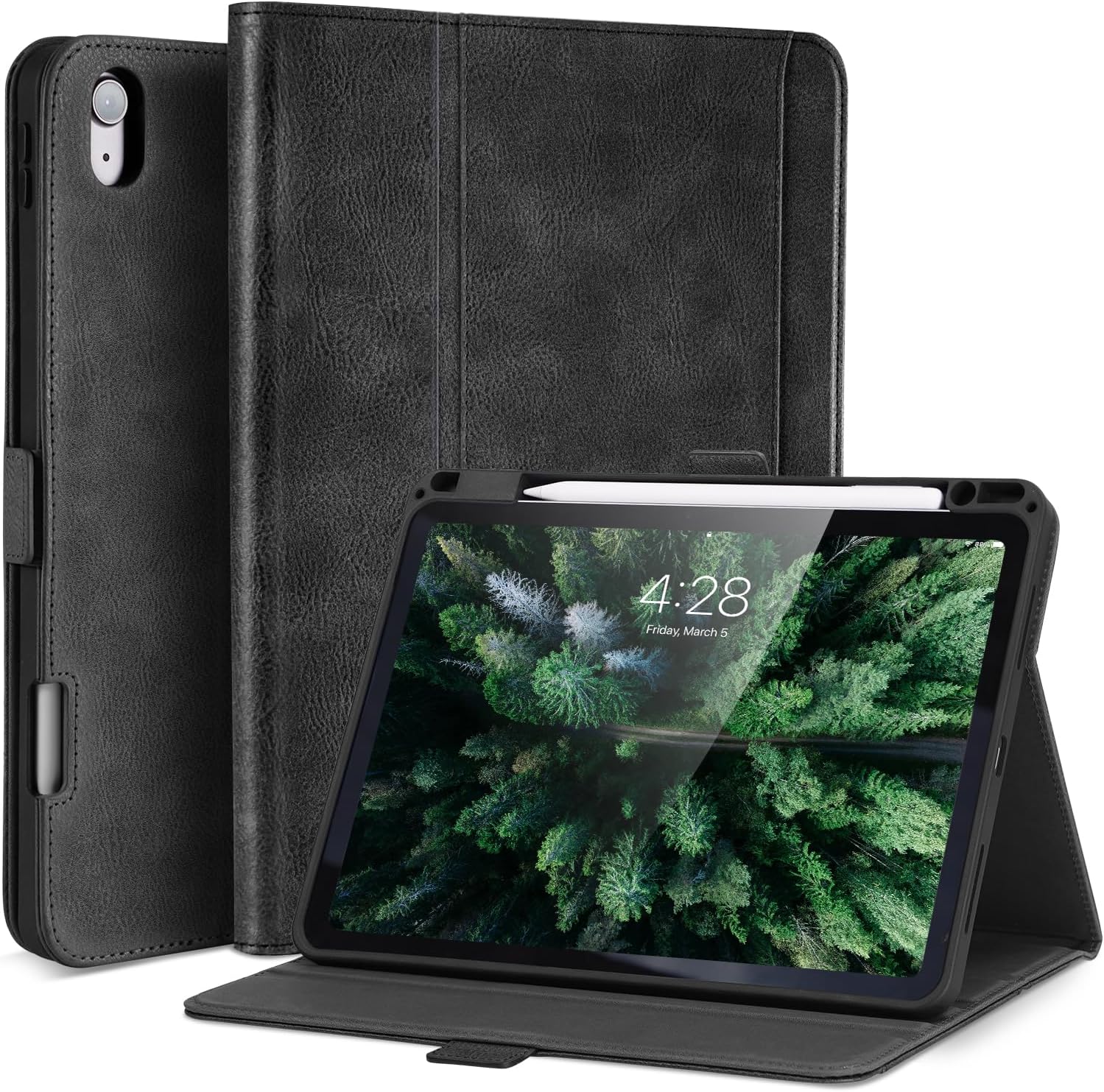 iPad Air 11 Inch Case with Pencil Holder and Multi-Angle Stand