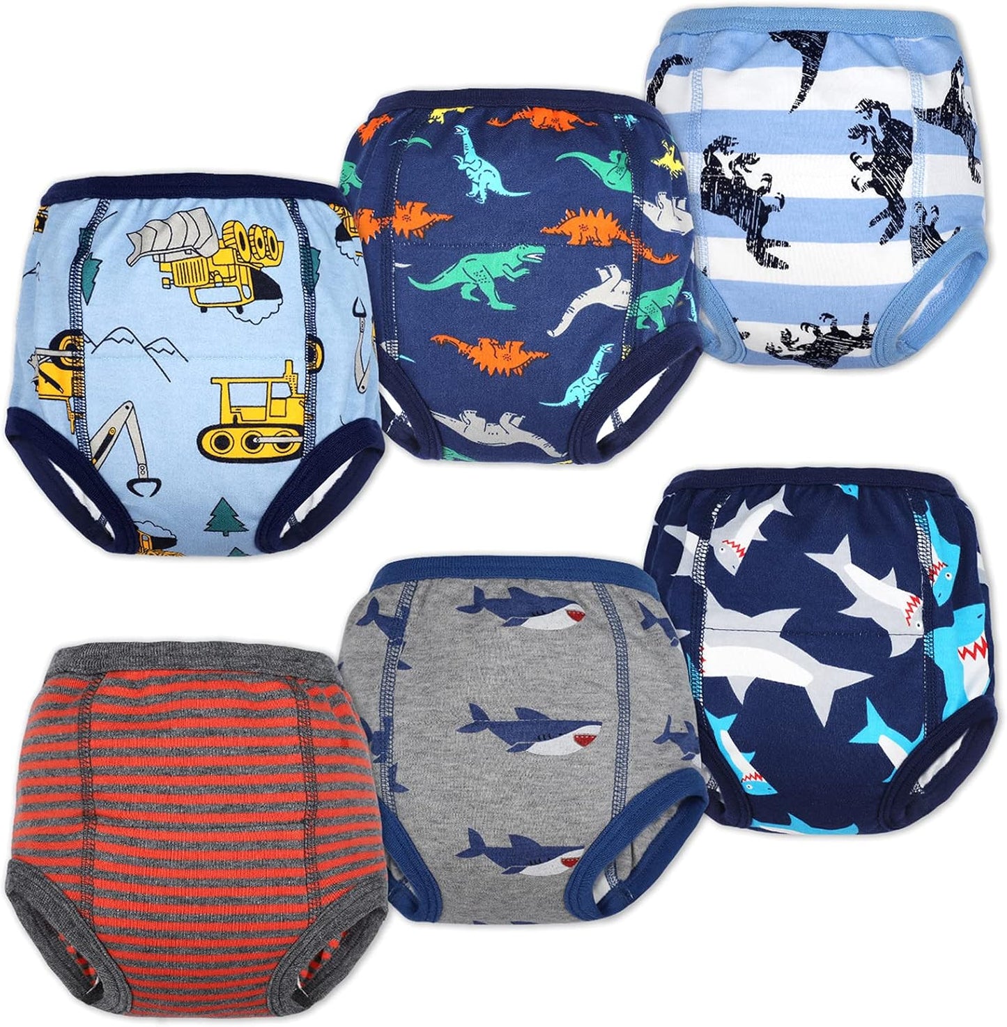MooMoo Baby Training Underwear for Boys and Girls 8 Packs