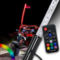 True Mods 4ft RGB LED Whip Light for UTV ATV - Customizable Offroad