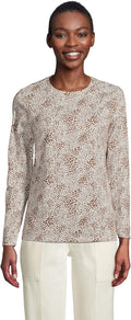 Women's Relaxed Supima Cotton Long Sleeve Crewneck T-Shirt - Relaxed