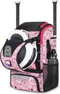VBK Softball Bag for Girls and Boys - Spacious Baseball Backpack