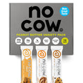 No Cow Vegan Protein Bars Peanut Butter Variety Pack - 20g Protein