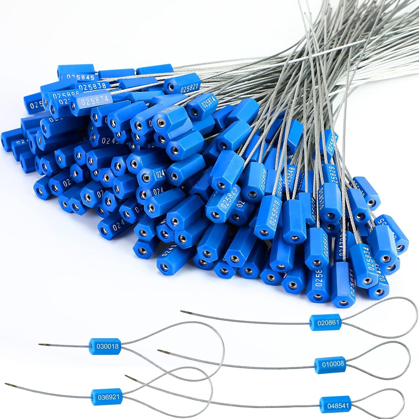 Nuogo 200 Pcs Steel Security Cable Seals for Safe Shipping